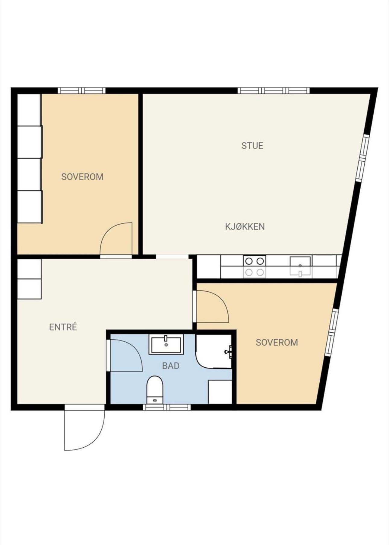 A Place To Stay Stavanger, Apartment 5 - Quality And Free Parking- Luaran gambar